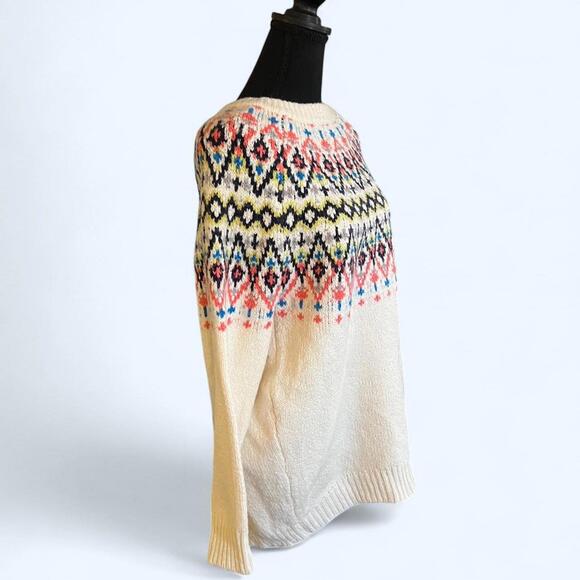 Aerie fair isle knit oversized sweater Size XS - Picture 3 of 6